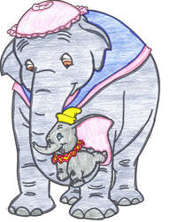 Dumbo and Mrs. Jumbo