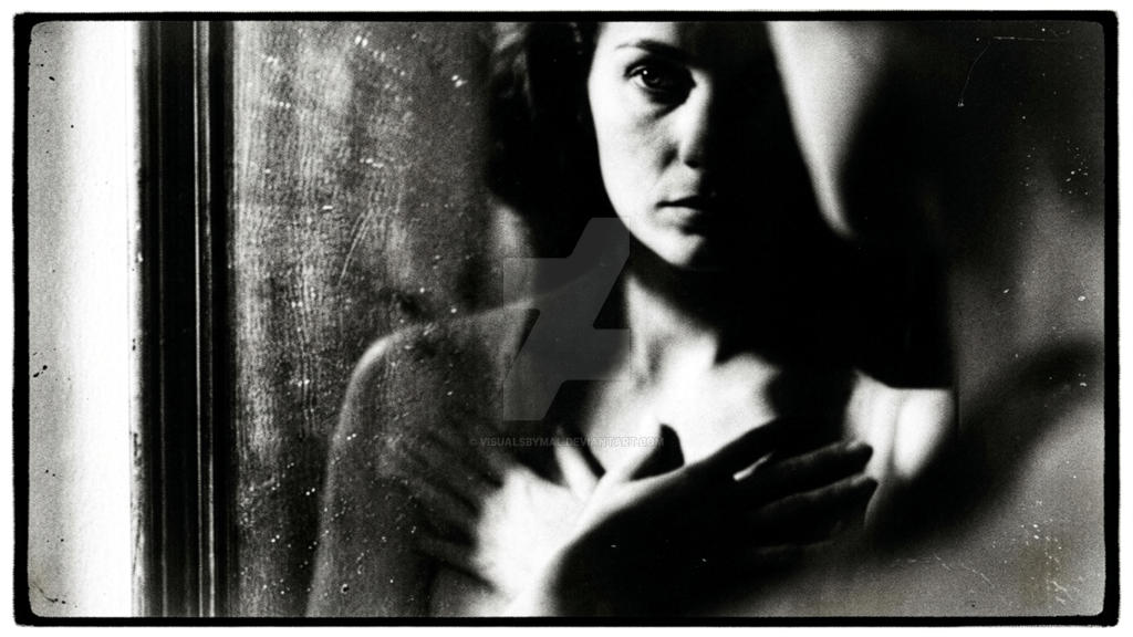 Woman Surrealist Black and white photography