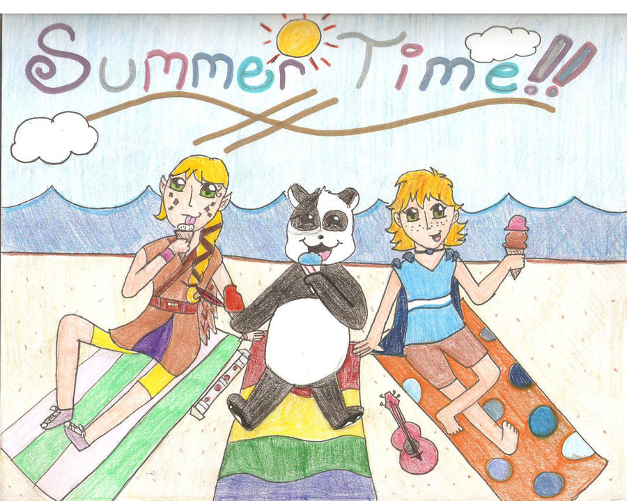 Anime Contest: Summer Time Fun with Friends :)