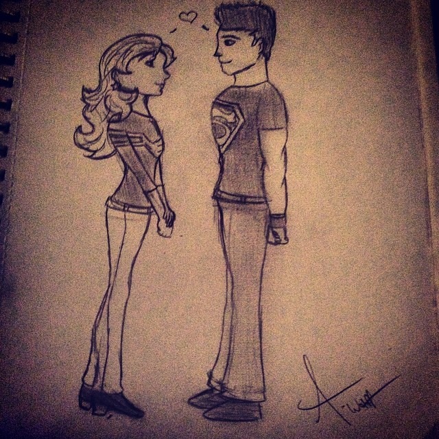 Wonder Girl and Superboy