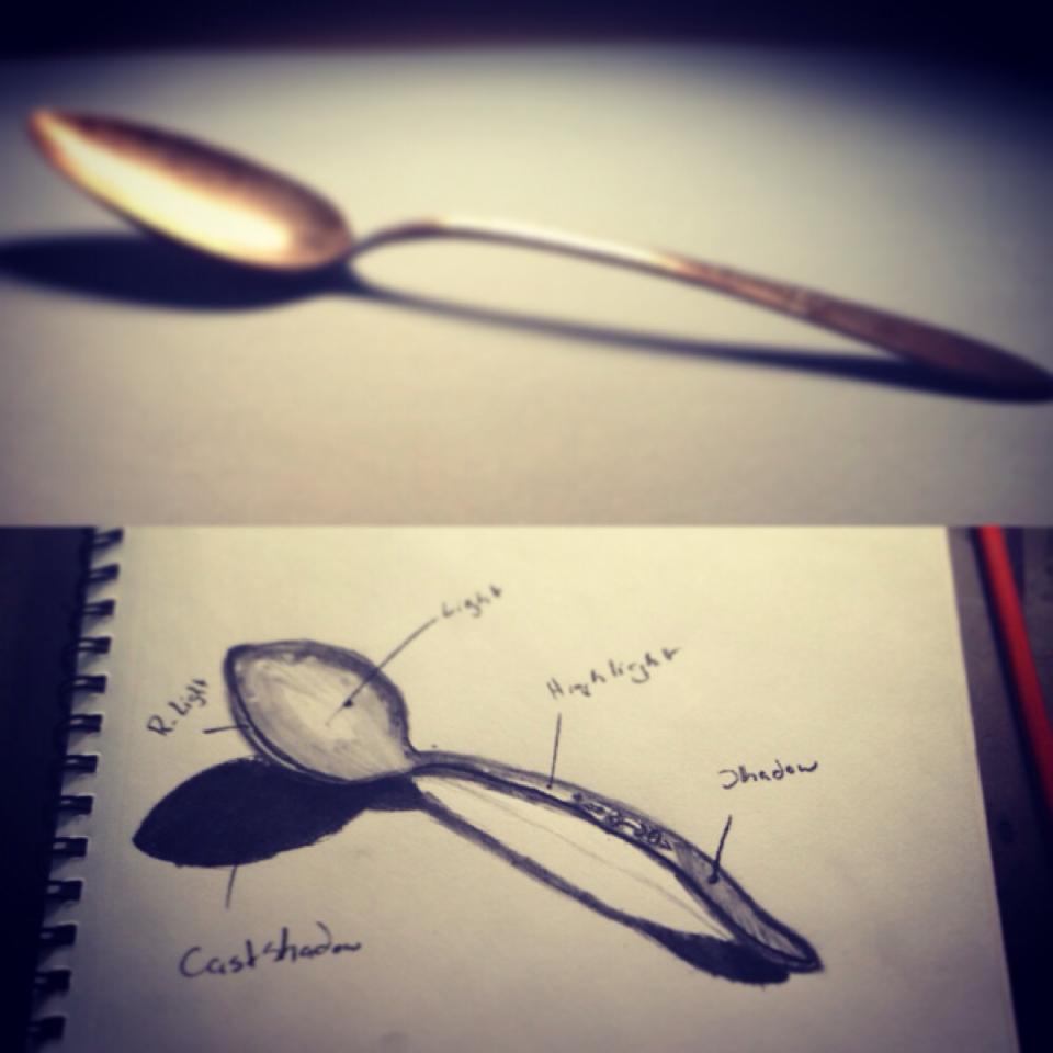 Shaded Spoon