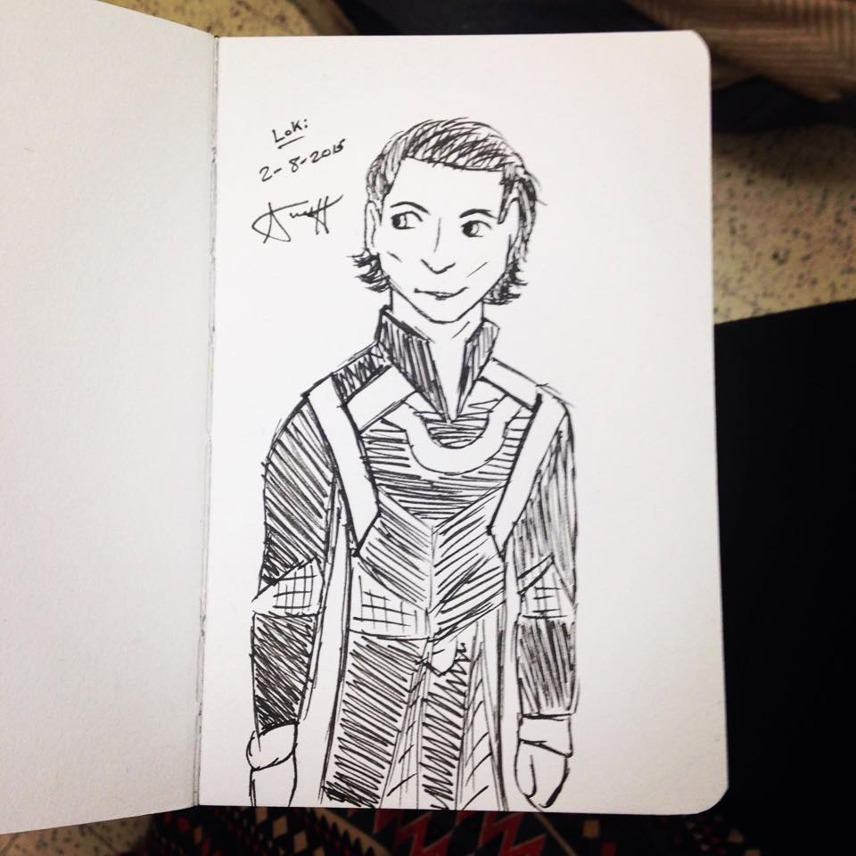 Quick Loki Pen Sketch