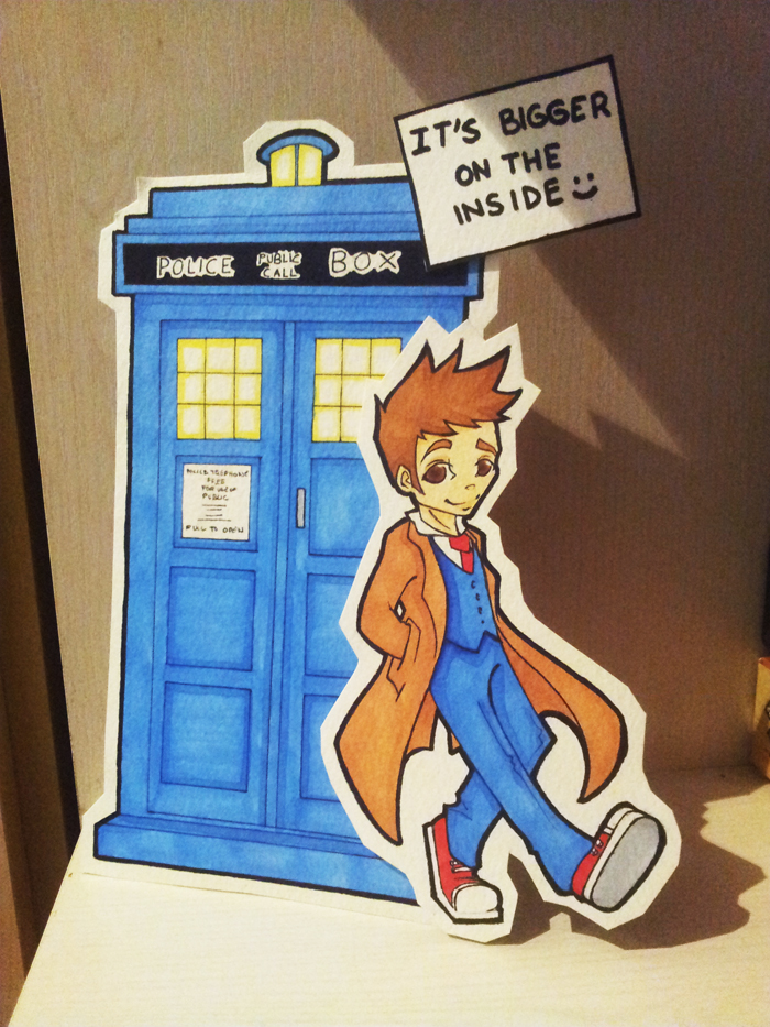 Paper child David Tennant