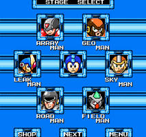 Mega Man Trinity - Stage Select
