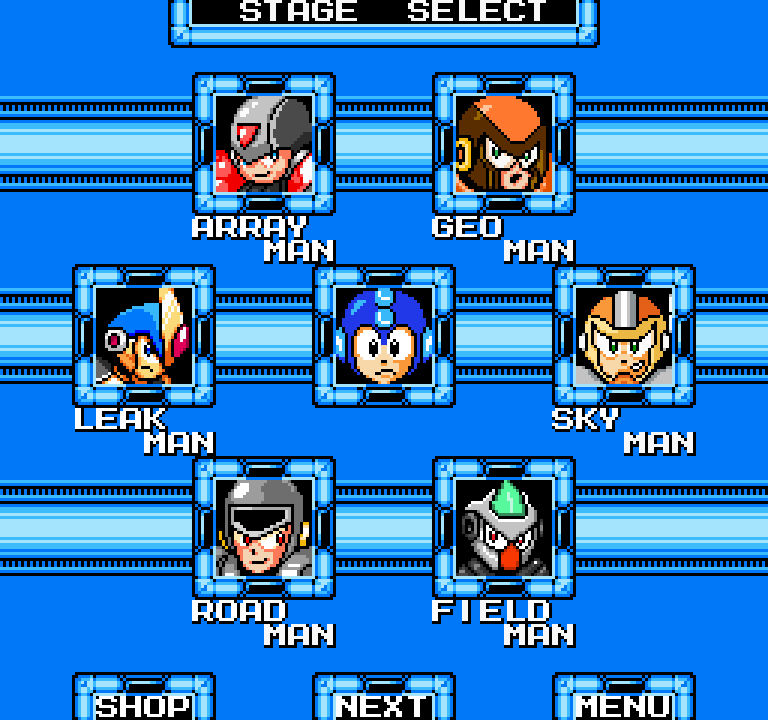 Mega Man Trinity - Stage Select by Stormer937 on DeviantArt