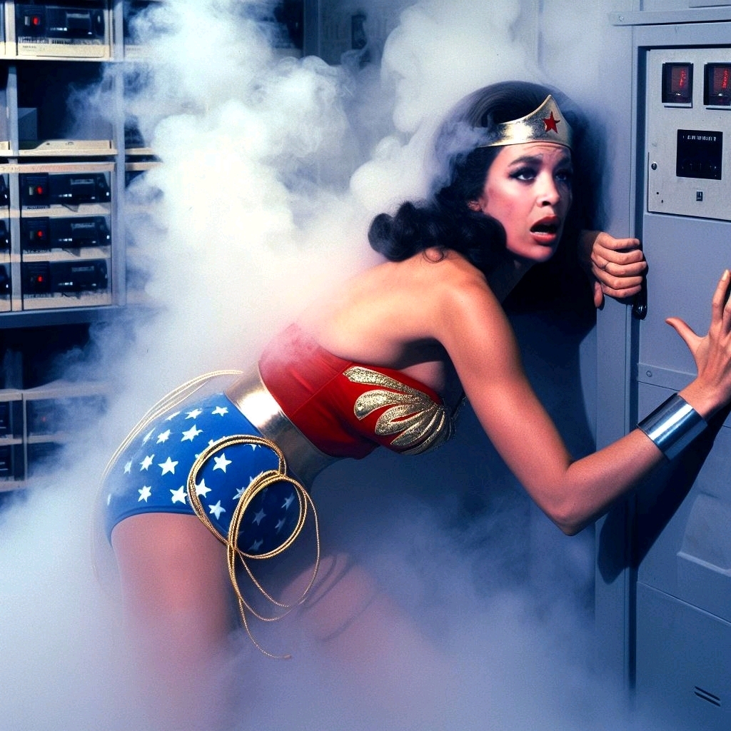 Wonder Woman lured into a smoke trap by AmazingAmazon1978 on DeviantArt Wonder Woman lured into a smoke trap by AmazingAmazon1978 on DeviantArt