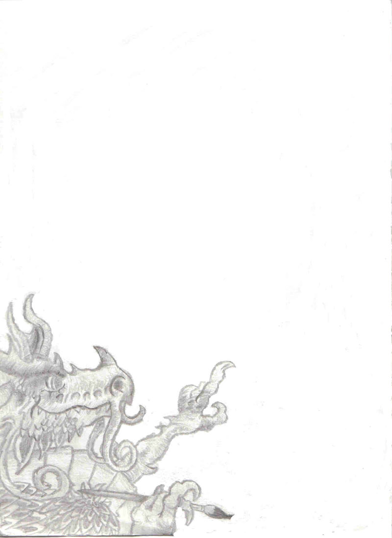 Dragon Painting Stationary