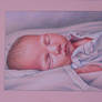 Baby Asleep Portrait Commission