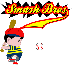Softball Team Shirt Smash Bros Color Corrected