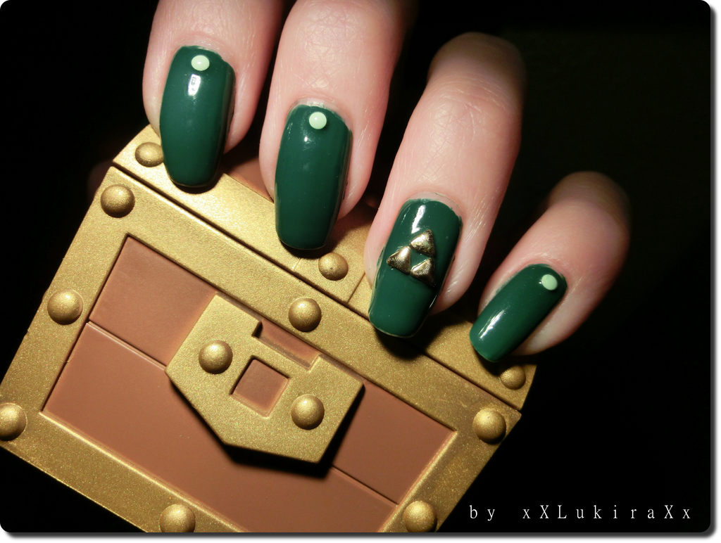 Triforce Nail Art By Xxlukiraxx On Deviantart Triforce Nail Art By Xxlukiraxx On Deviantart
