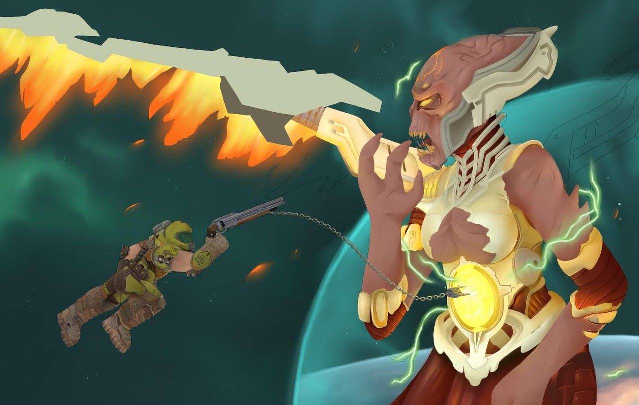 Doom Type Fans Doom fanart wip by BlueParya on DeviantArt