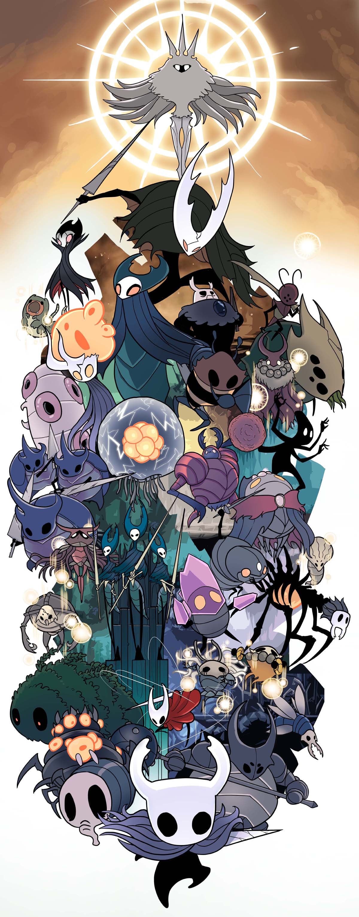 Hollowknight Bosses by uger on