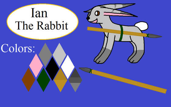 Ref sheet- Ian the rabbit