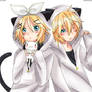 Rin And Len Kagamine Neko Neko