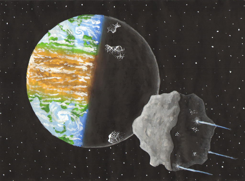 Terra Nova with Asteroid X57