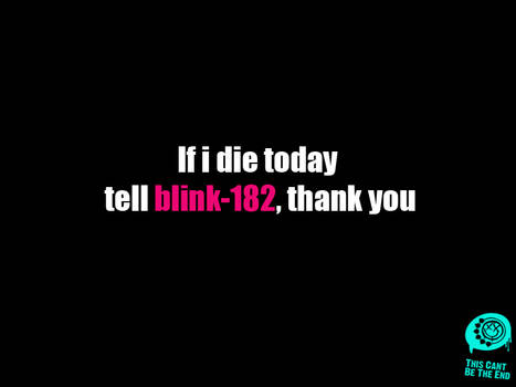 blink-182 for life