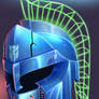 Optimus Prime + Spartan Hologram Helm