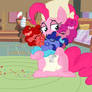 Pinkie and her little pies