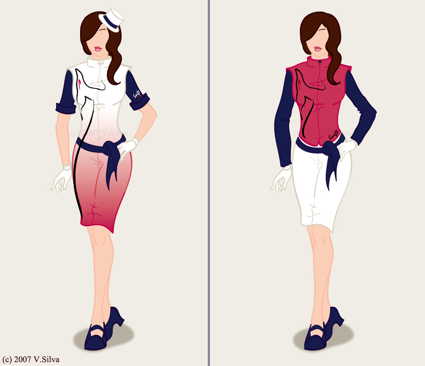 Swift Airlines Uniform Designs