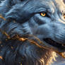 Ember Gaze of the Winter Wolf
