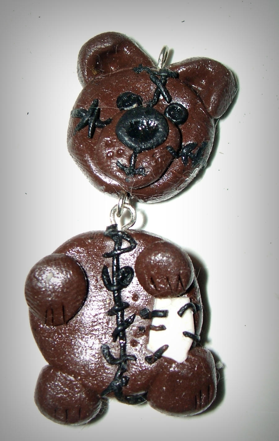 Two-piece Teddy pendant