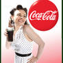 Classy Coca-Cola Pin-up