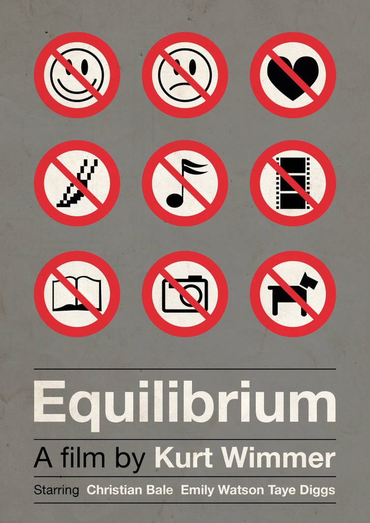 'Equilibrium' film poster by viktorhertz