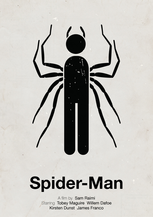 Spider-Man pictogram poster