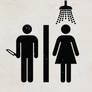 Psycho pictogram movie poster