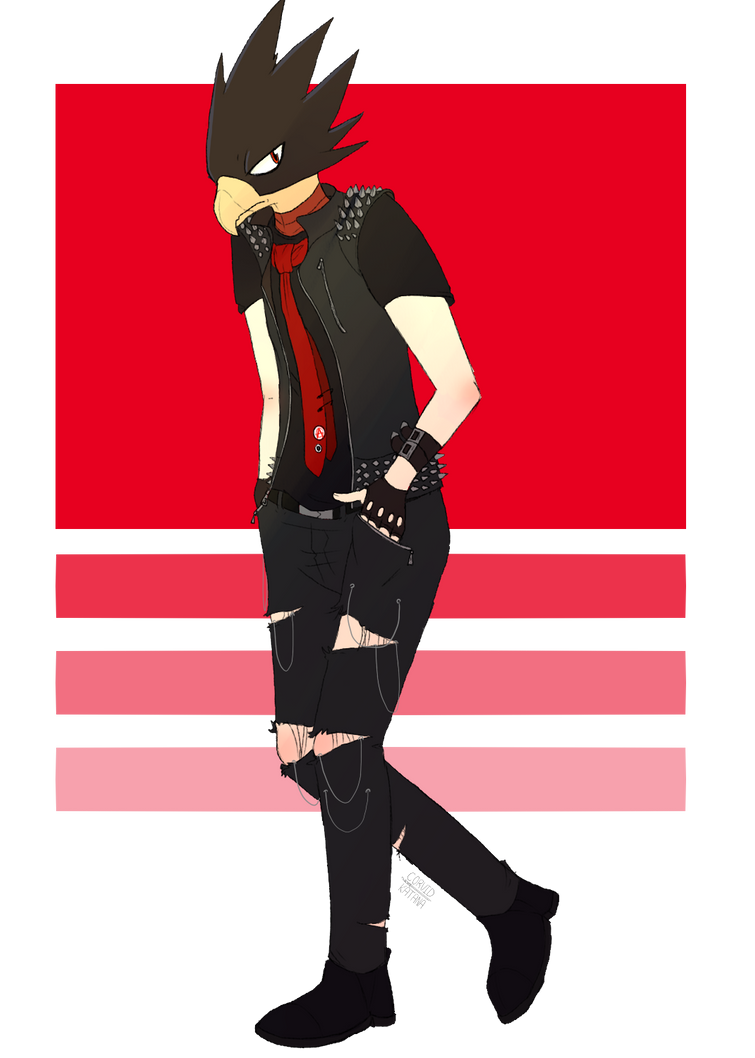 Tokoyami by mechanicalmasochist on DeviantArt