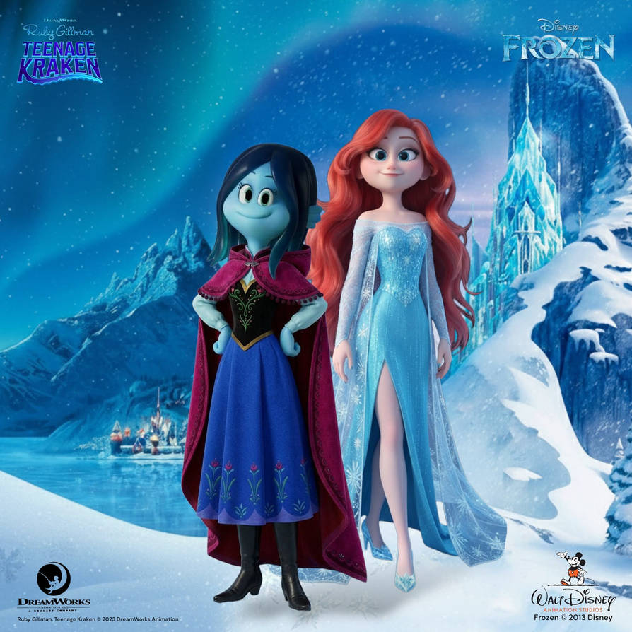 Frozen Ruby Ruby Gillman, Teenage Kraken X Frozen by Gabriel3215 on DeviantArt