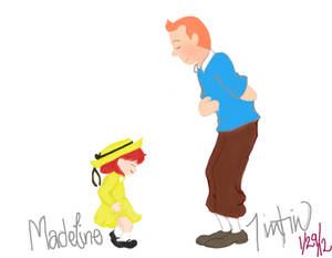 Madeline et Tintin