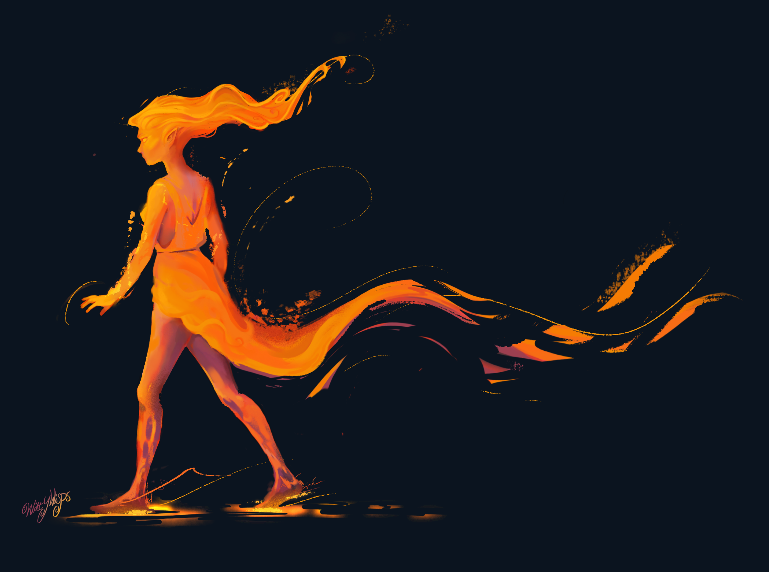 Fake Firewalker Flame Walker by WittyWisps on DeviantArt