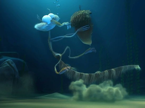 Scrat Inflatio Ice Age Continental Drift (2012) Scrat Underwater by Spawnyrabbid on ...