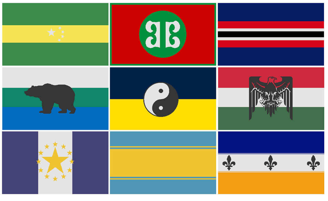 Flags by JohnFBriggsCordians on DeviantArt