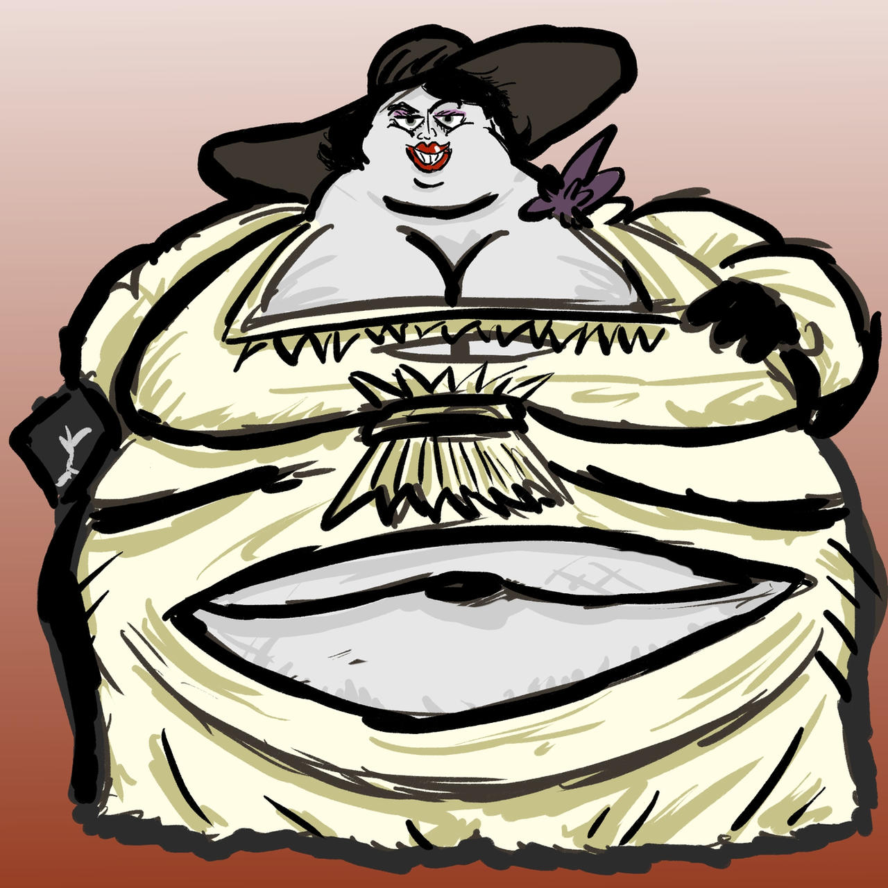 Obese Lady Deviantart Lady D, Obese by TMaximar on DeviantArt