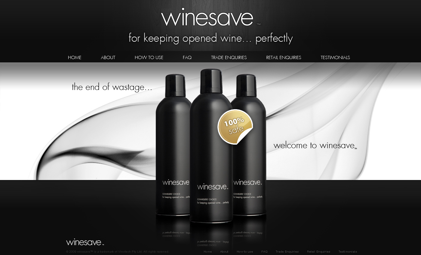 Winesave website - v3