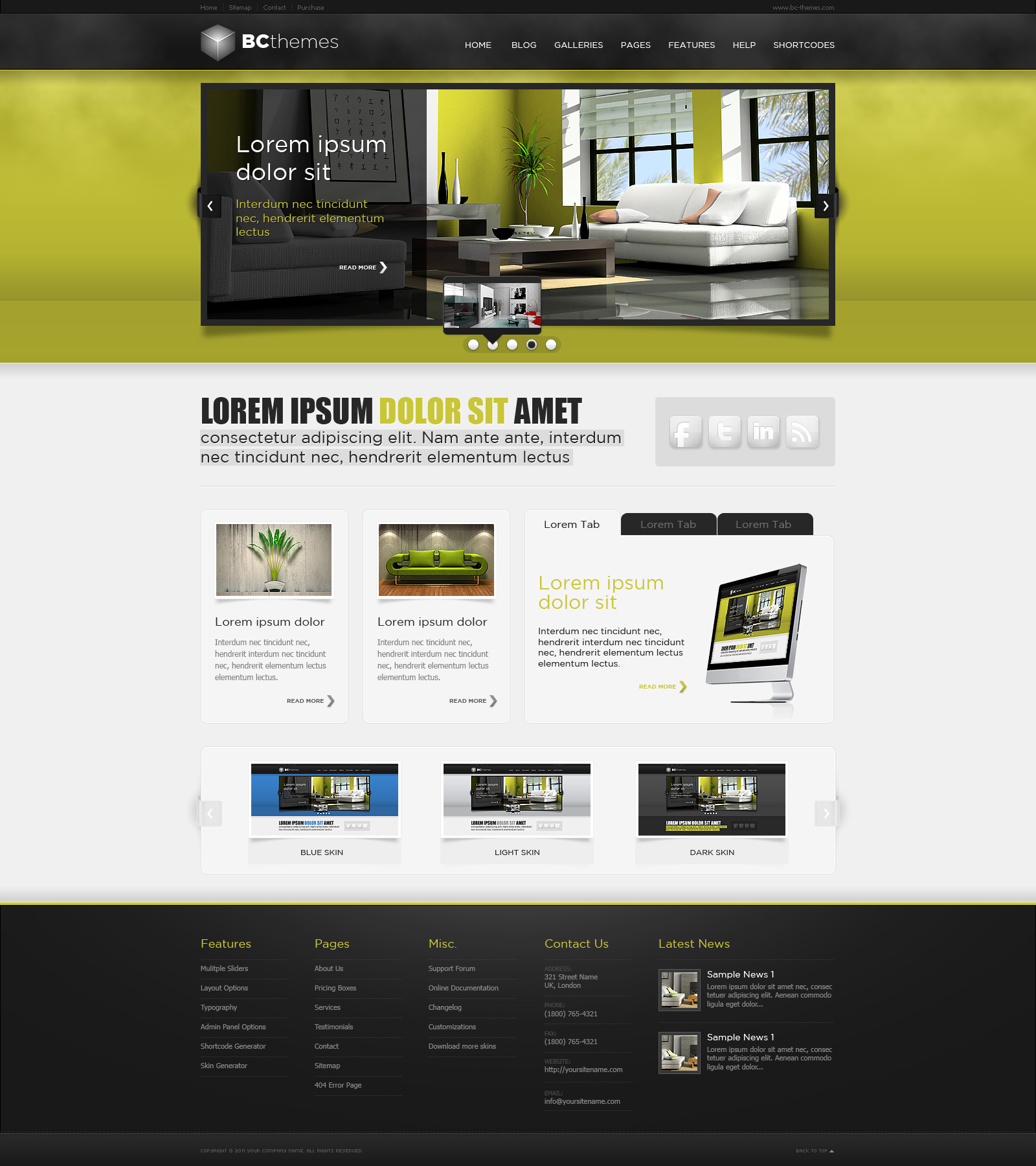 Web Design: WordPress Template