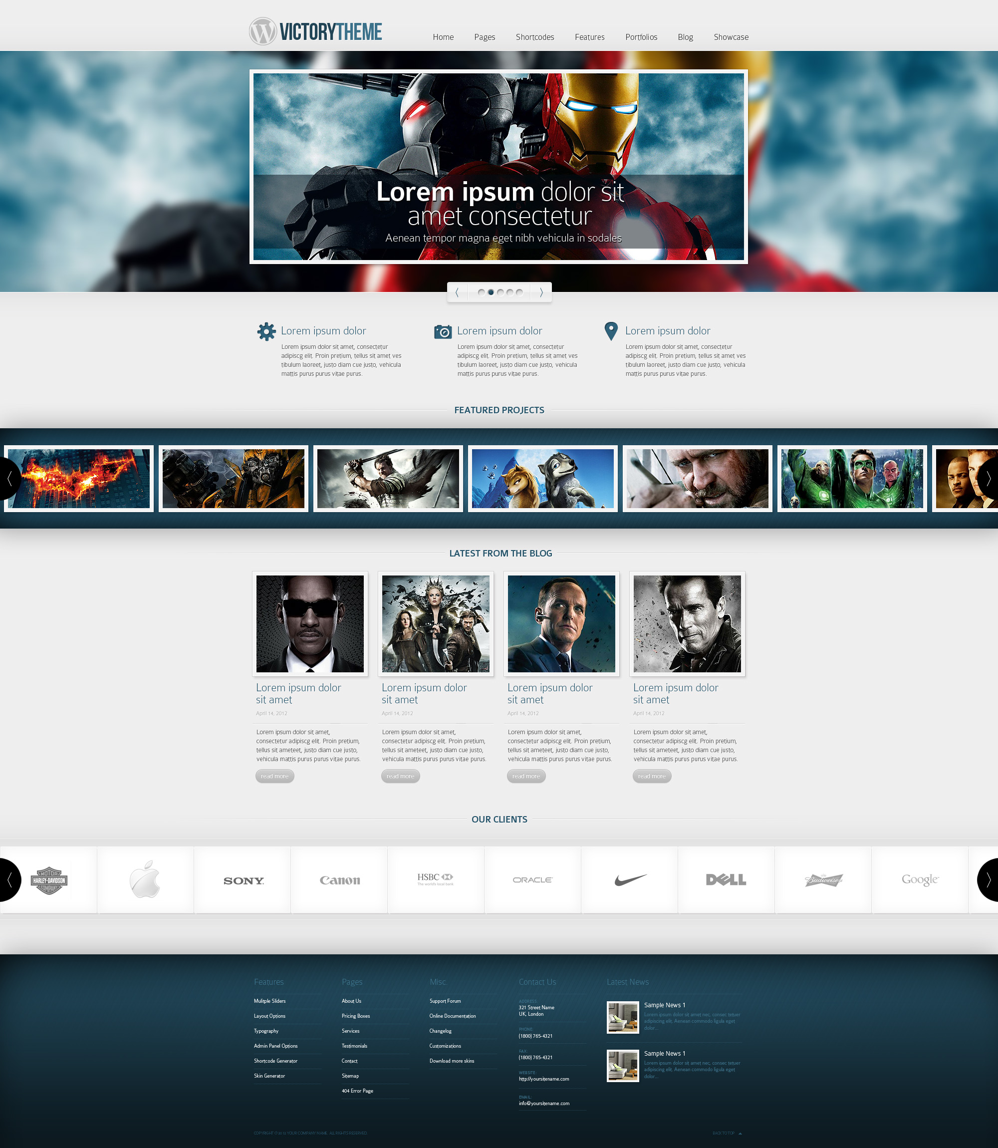 Web Design: WordPress Template