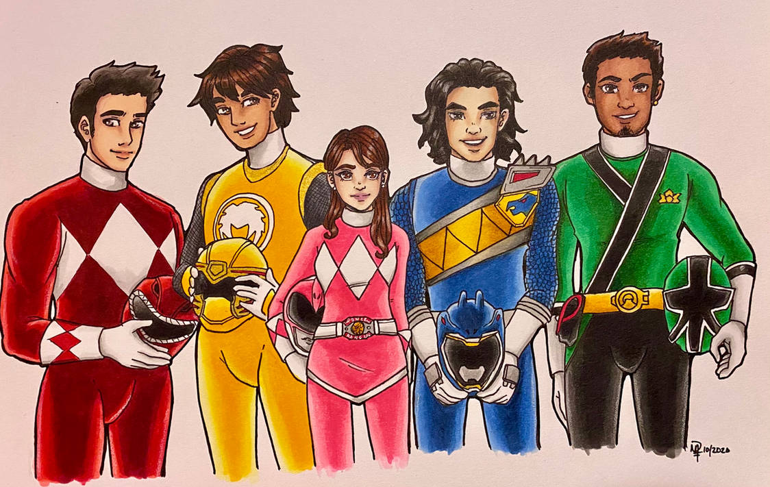 POWER RANGERS: another commission by pan2dapan on DeviantArt