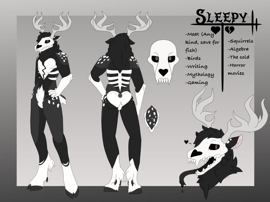 New fursona ref by ASleepyB0i on DeviantArt