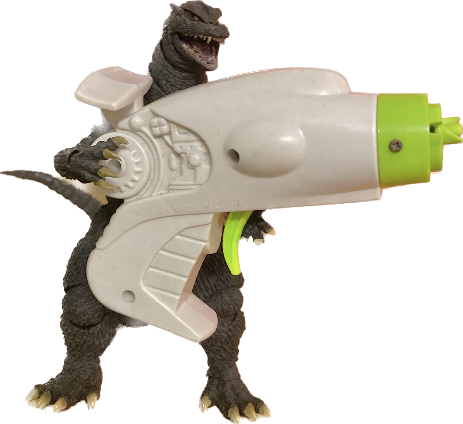 Godzilla final wars with gun by blokemoville on DeviantArt