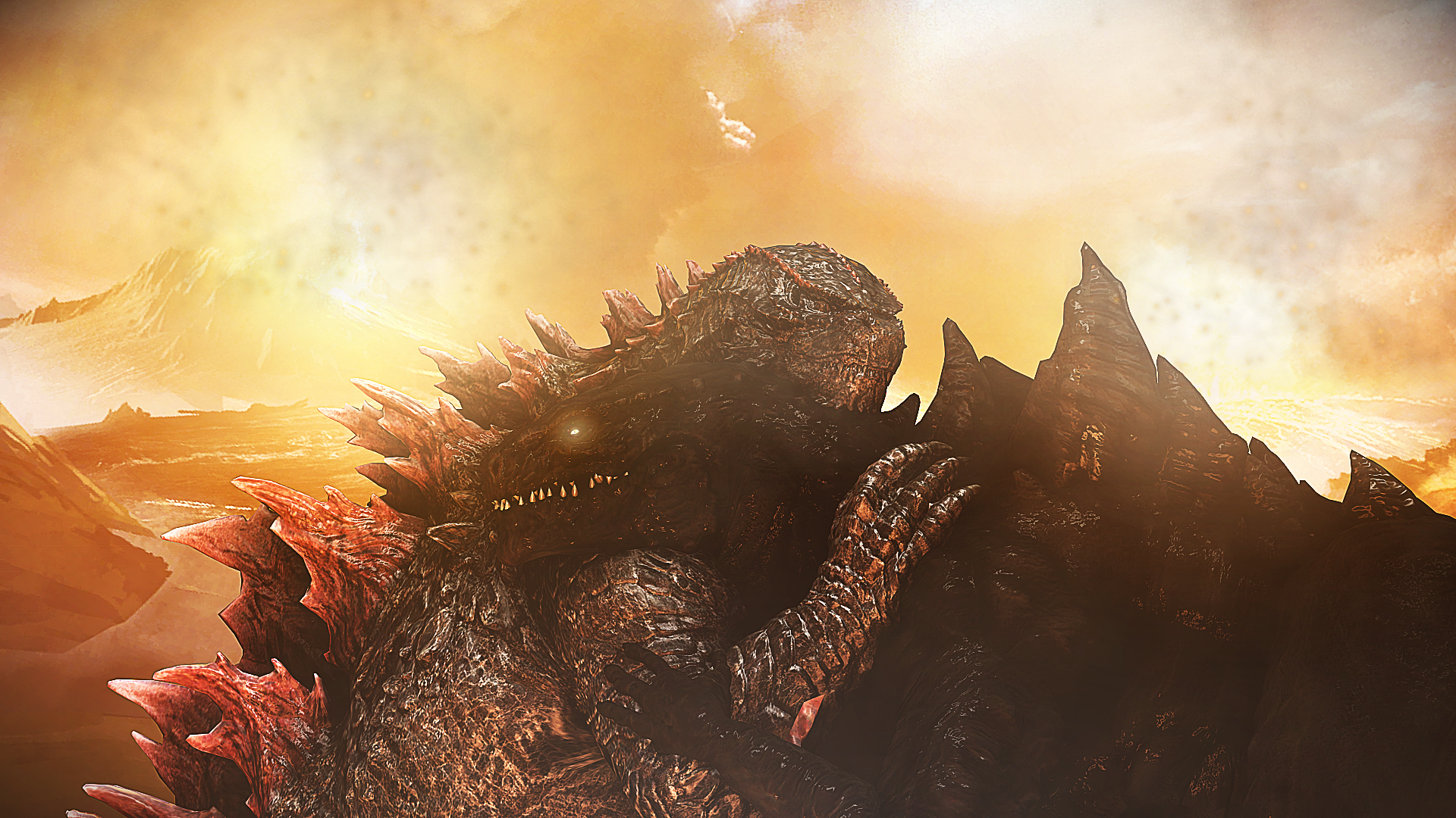 Two Godzilla's Godzilla and Zilla 2 by blokemoville on DeviantArt