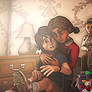 At home