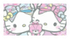 Hello Kitty and Mimmy Stamp by KittyJewelpet74