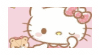 Hello Kitty being cute