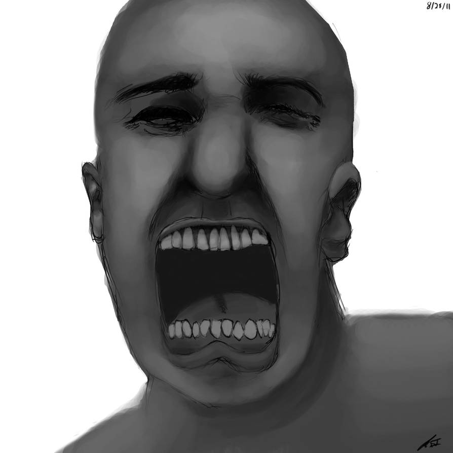 Yelling by JakeTheFake4 on DeviantArt