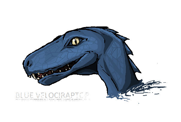 Blue Velociraptor by KaliningradGeneral on DeviantArt