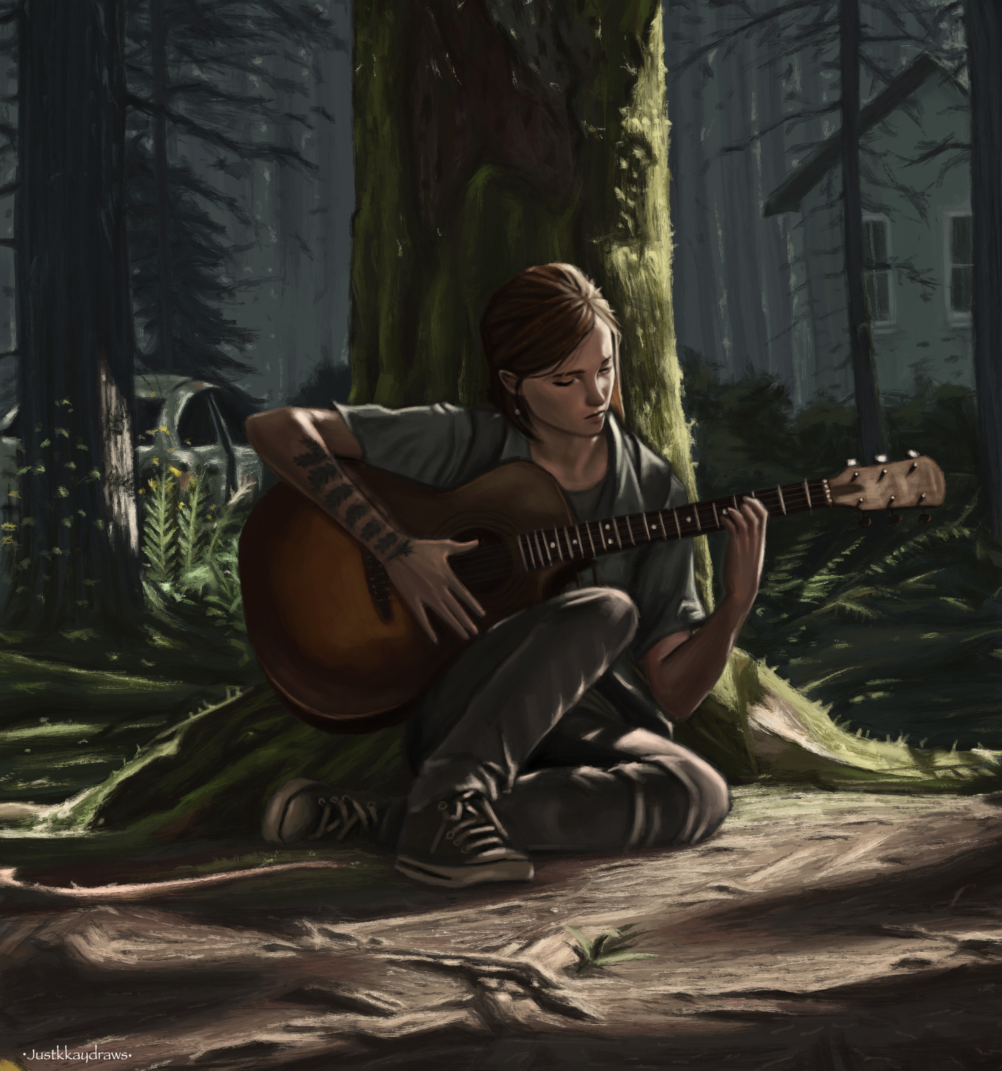 The Last of Us: Part II Ellie and Joel by radimirovna on DeviantArt