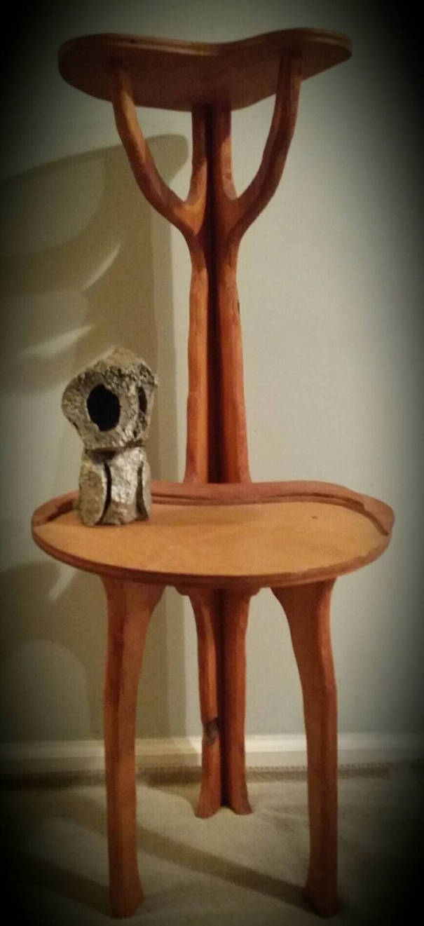 Owl in Forest Sculpture Set